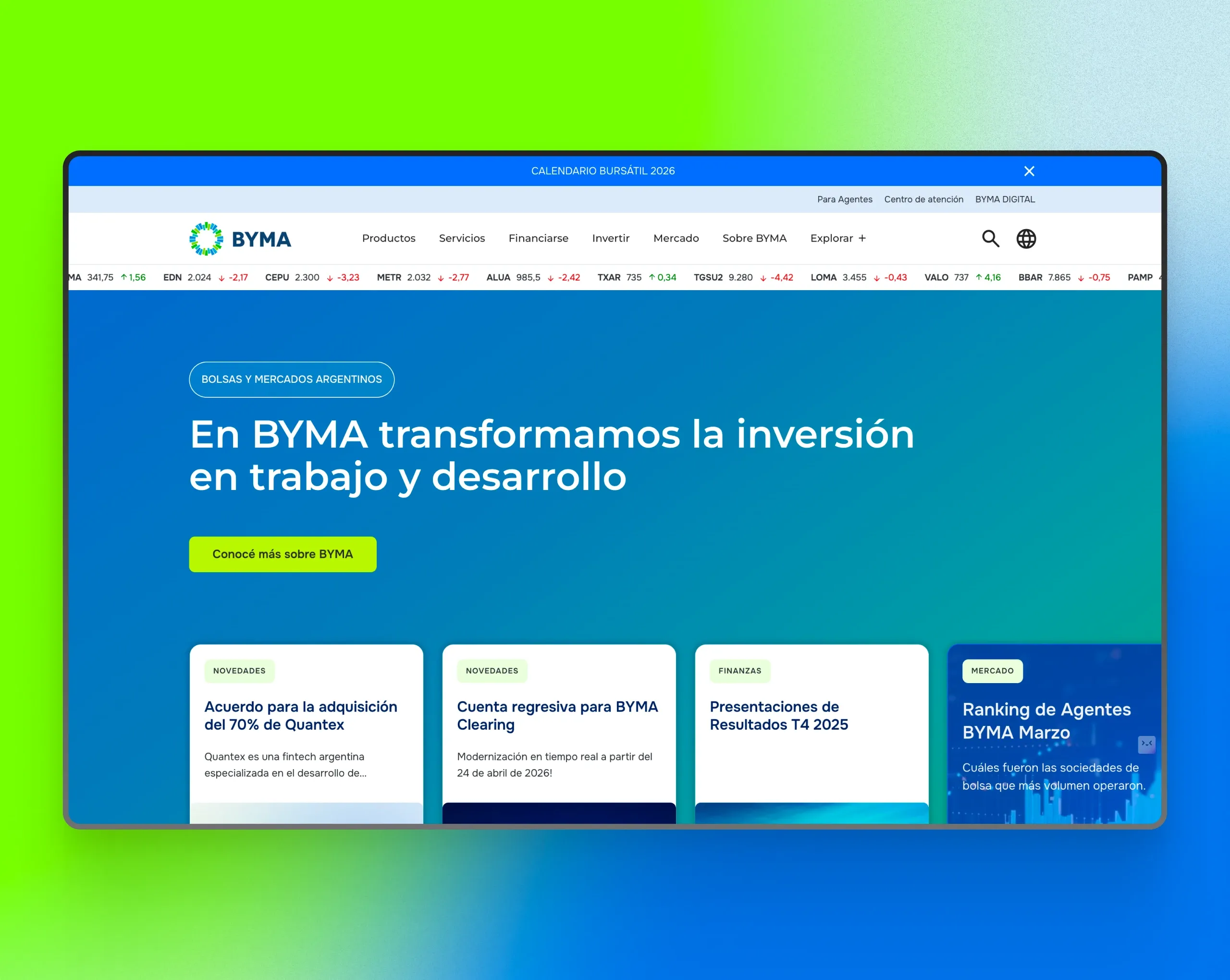 BYMA | Argentine Capital Markets Exchange